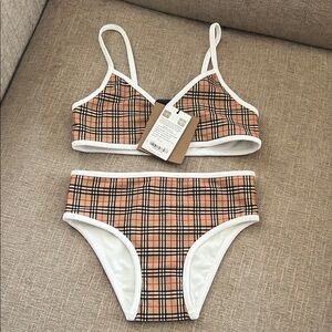 Burberry Kids Vintage Check. Bikini 2 Piece